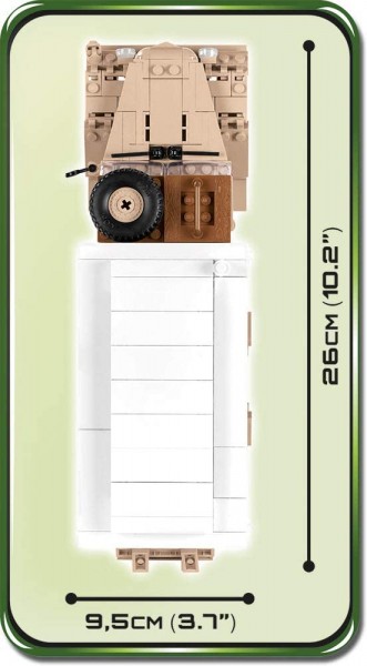 Cobi Ford V3000S Maultier Ambulance Historical Collection Modell Nr. 2518