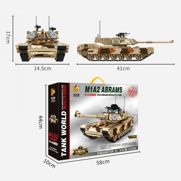 Panlos Bricks Tank World M1 A2 Abrams Modell Nr. 632010