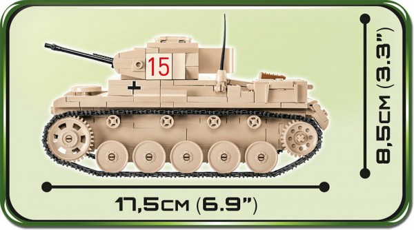 Cobi Sd.Kfz.121 Panzer II Ausf. F Modell Nr. 2527