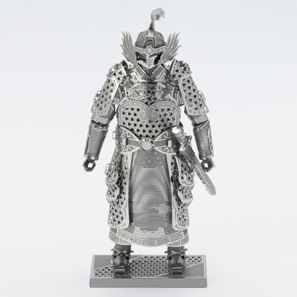 Piececool 3D Metallpuzzle Warriors's Armor Silver Version Modell Nr. P049-S