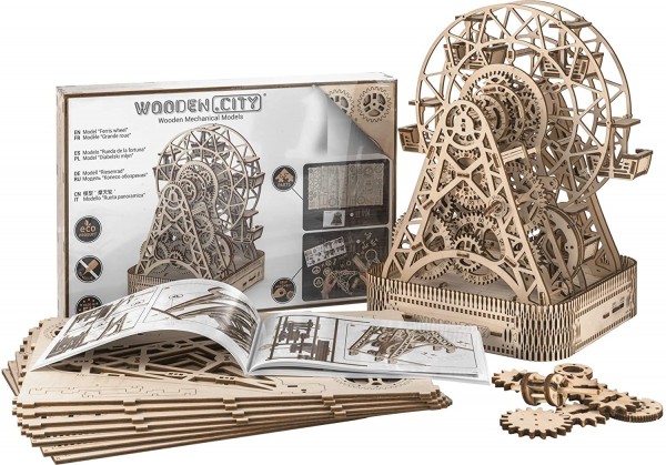 Wooden City 3D Holzpuzzle Riesenrad Ferris Wheel Modell Nr. WR306
