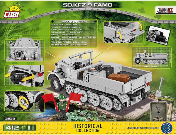 Cobi Sd.Kfz 9 Famo Modell 2522