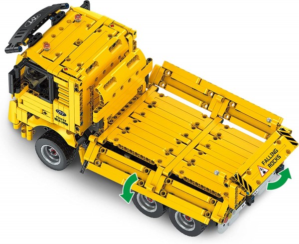 Mould King 15025 Technik Muldenkipper 1012 Teile Muldenkipper Ferngesteuert Bausteinset mit Fernbedi