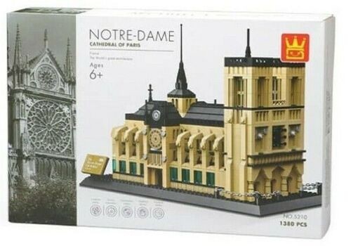 Wange 5210 Architektur Bausatz Notre Dame 1378 Teile