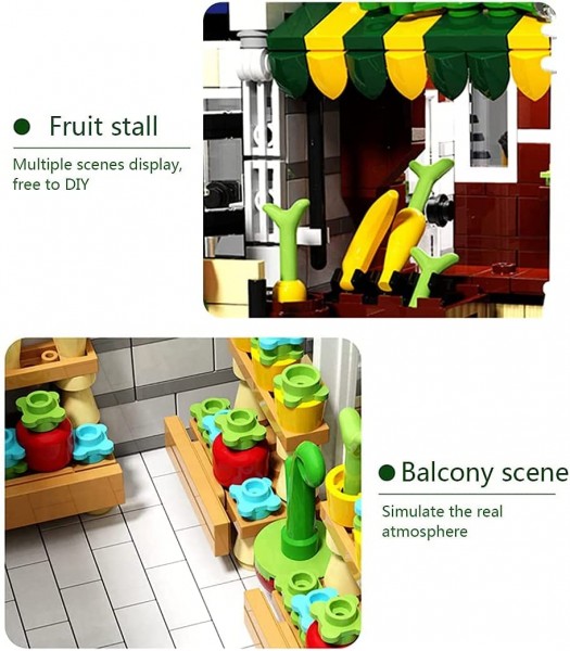 UrGe 10200 Gartencenter Bausatz, 3648 Teile