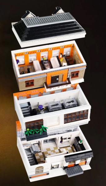 Mould King Novatown Crystal House Bauset Modell Nr. 16021 ab 8 Jahren 3800 Teile