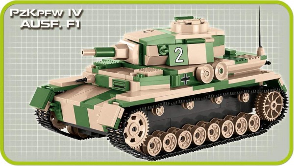 Cobi 3in1 Panzer IV (Pz.Kpfw. IV Ausf. F1/G/H) Modell Nr. 2508A