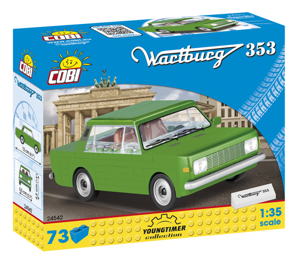 Cobi großes Ostalgie Bundle Trabant 601 Wartburg 353 Barkas B1000 Mauerfall Set