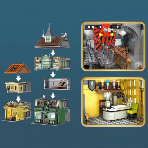 MOULD KING 16040 THE MAGIC BOOK STORE