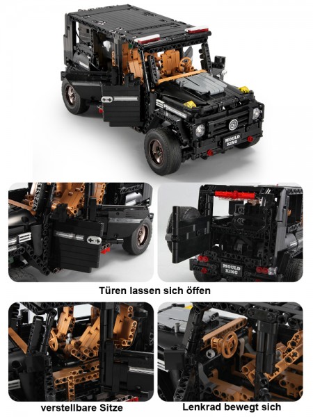 Mould King Allrad Geländewagen Bausatz ferngesteuert Modell Nr. 13070