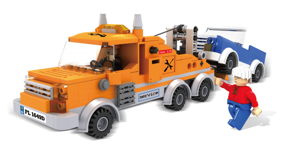 Blocki MyCity Abschleppwagen Modell KB0217
