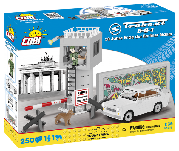Cobi großes Ostalgie Bundle Trabant 601 Wartburg 353 Barkas B1000 Mauerfall Set