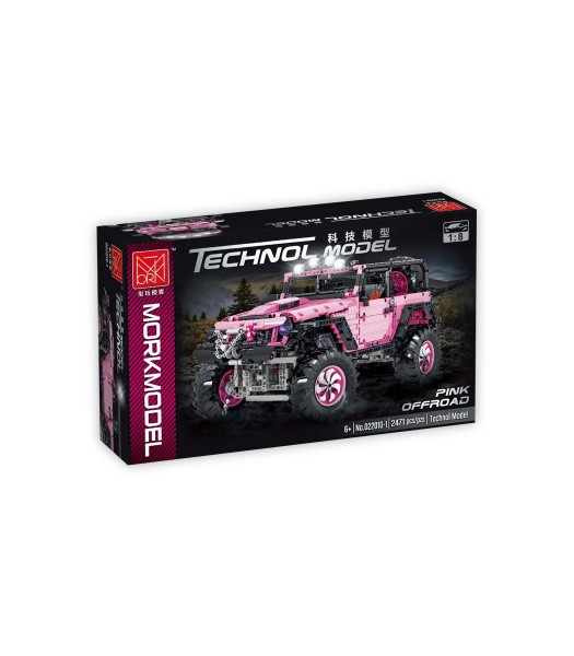 MORK Technol 022010-1 |Geländewagen pink| 2471 Teile | NEU - OVP