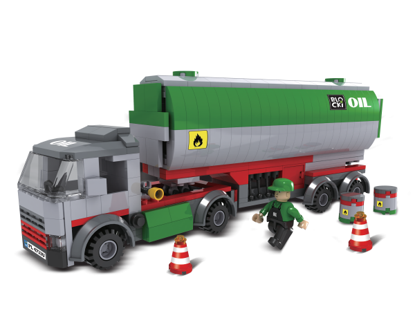 Blocki MyCity Tanklaster Öl Bauset ab 6 Jahre Modell KB0222