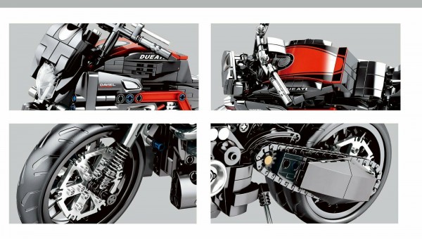 SEMBO BLOCK Motorrad DUEATI Modell Nr. 701703