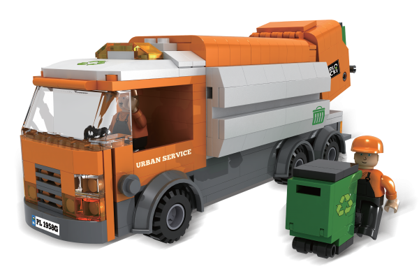 Blocki MyCity Müllauto Modell KB0213