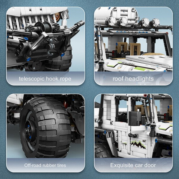 TLG 88009 Technik Off Road SUV LKW Truck Auto Bausteine Modell MOC