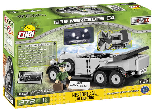 Cobi 1939 Mercedes G4 Historical Collection Modell Nr. 2409