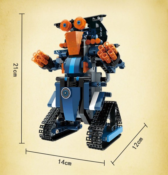 Mould King AImuboot ferngesteuerter Roboter Bausatz Modell Nr. 13002 349 Teile
