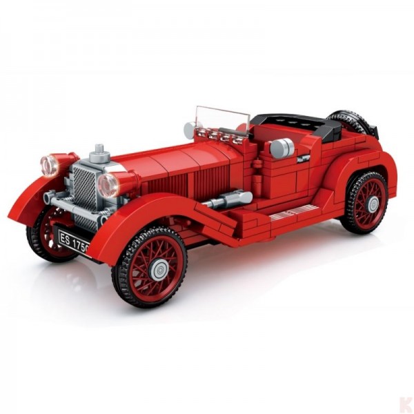 SEMBO BLOCK Oldtimer in Rot Modell Nr. 607404