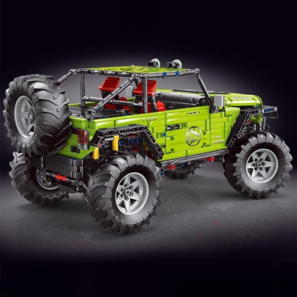 TLG Geländewagen Grün Trailcat T5010 High-tech MOC Off-road