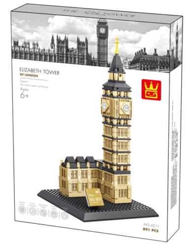 Wange 4211 Elizabeth Tower und Big Ben in London Klemmbausteine Architektur