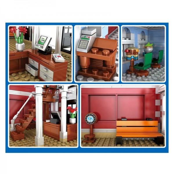 Mould King Kingland The Station of the Dreamland Modell Nr. 11004 3132 Teile