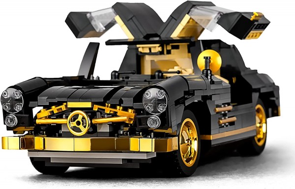 Mould King 10005 Technik Flügeltürer Oldtimer Auto für 1957 300SL, 886 teile Klemmbausteine Technik