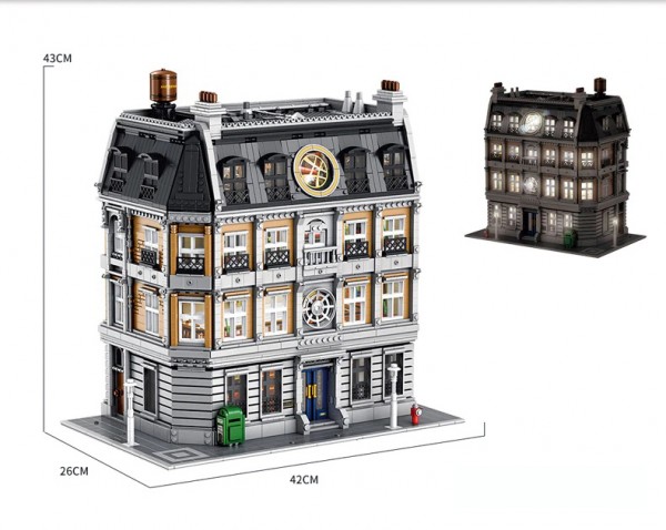 Panlos Brick Magical Sanctuary Bausatz 6619Teile Modell Nr. 613001 mit Licht