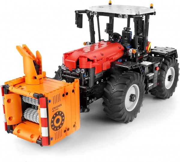 17020 Mould King Traktor mit 4 Motoren, 2716 Teile Technik Klemmbausteine 4-in-1