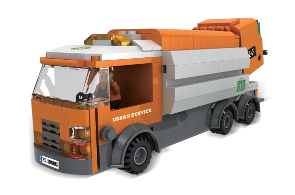 Blocki MyCity Müllauto Modell KB0213