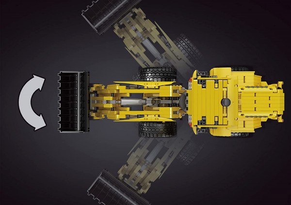 Mould King Bulldozer Modell Nr. 13122S