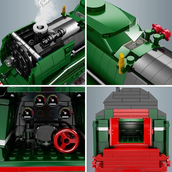 Mould King BR18 201 Deutscher Schellzug 12007 2348 Teile