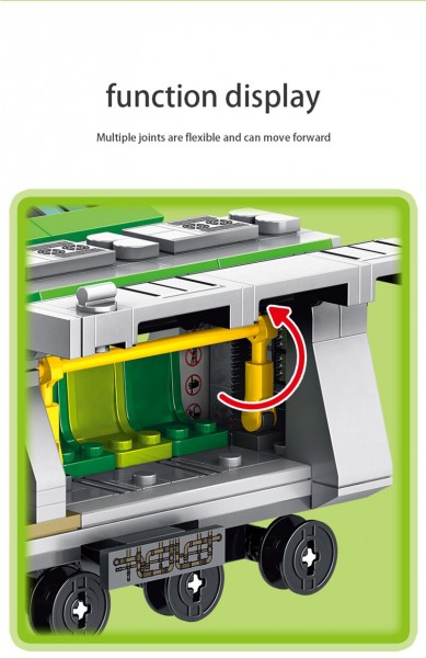 SEMBO BLOCK BJMTR Train/Zug mit Station Modell Nr. 201402
