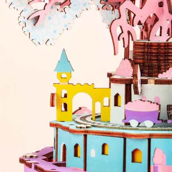 Robotime Rolife DIY City in the Sky Spieluhr Modell Nr. AM45