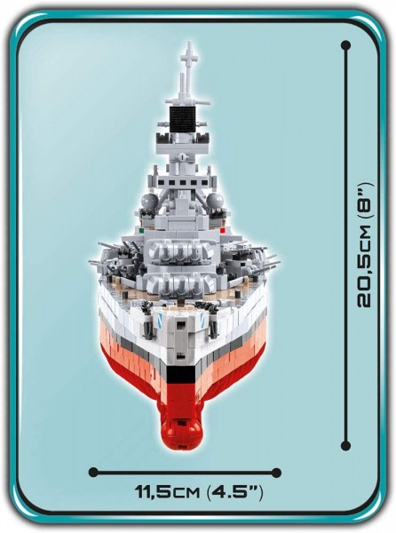 Cobi Battleship Scharnhorst Historical Collection Modell Nr. 4818