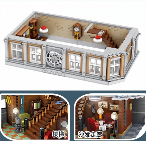 Panlos Brick Magical Sanctuary Bausatz 6619Teile Modell Nr. 613001 mit Licht