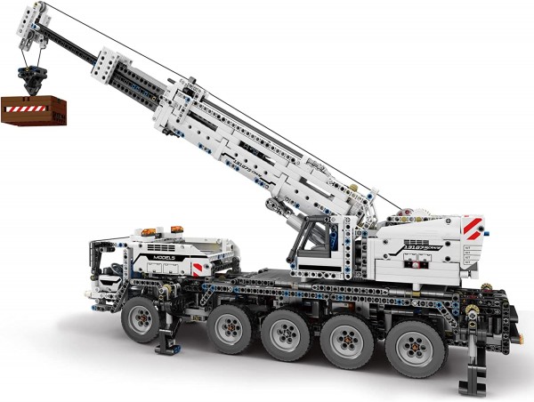 Mould King 17034 Technic Mobiler Schwerlastkran Kran, 2819 Teile, Doppelte Fernbedienung mit 4 Motor