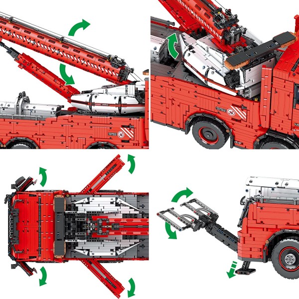 Mould King 19008 - Abschlepp- und Bergungs-Truck RC, 10966 Teile