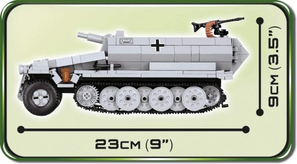 Cobi Sd.Kfz.251/9 Ausf.C Stummel Modell Nr. 2472A