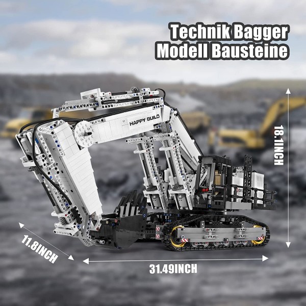 YC-GC004 Happy Build Schaufelbagger 4342 Teile