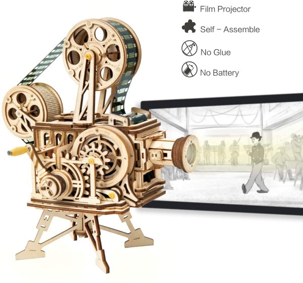 Robotime Vitascope mechanisches 3D Holzpuzzle Modell Nr. LK601