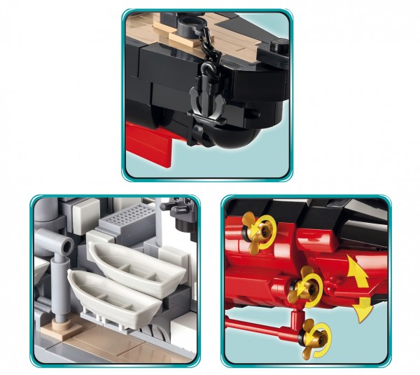 Cobi Prinz Eugen Heavy Cruiser Historical Collection Modell Nr.4823