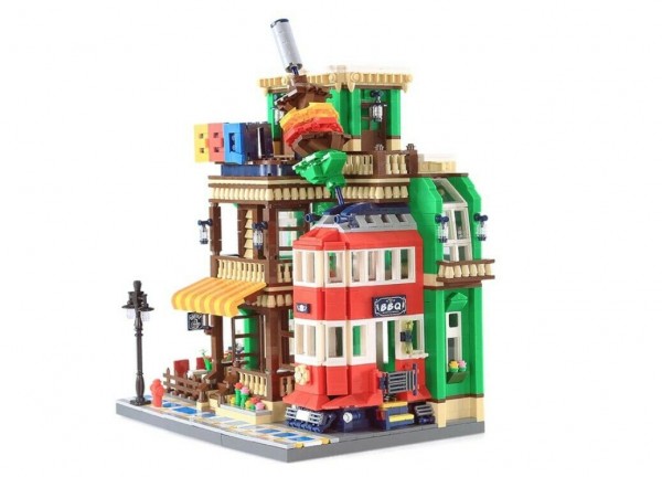 Wange 6313 Architektur BBQ Restaurant 1922 Teile