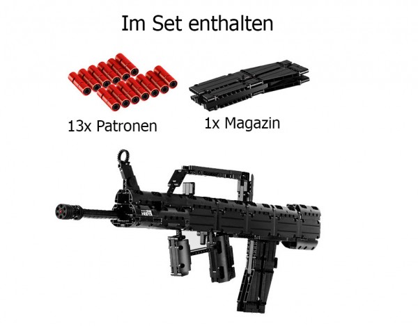 Mould King Block Gun QBZ95 Bausatz Modell Nr. 14005 ab 8 Jahren