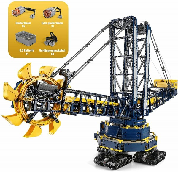 Mould King 17006 Technik Raupen Schaufelradbagger 4588 Teile