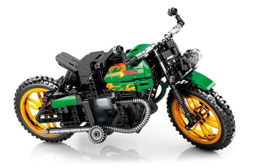 SEMBO BLOCK 701010 RC Technik Motorrad Bauset Spielzeug in OVP
