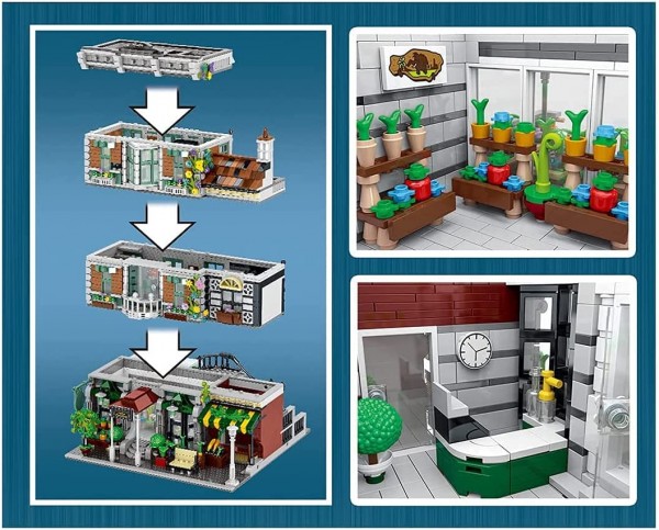 UrGe 10200 Gartencenter Bausatz, 3648 Teile