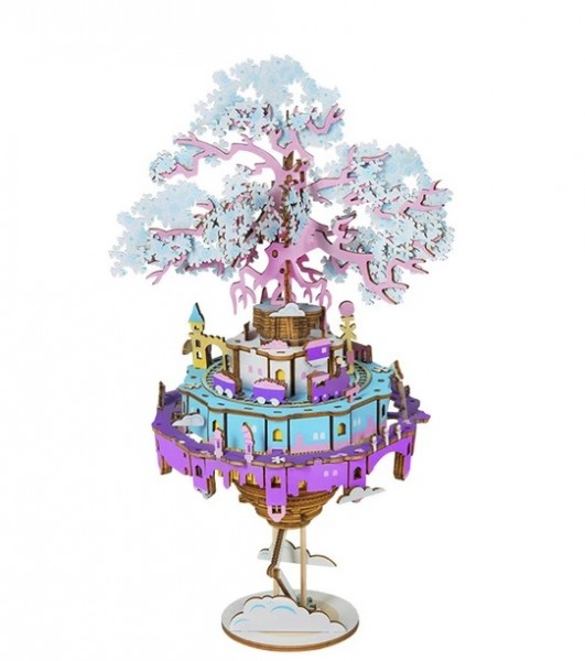 Robotime Rolife DIY City in the Sky Spieluhr Modell Nr. AM45