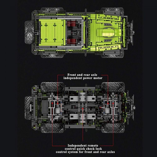 Leier LE-J902 RC inkl. Motor etc. 2343 Teile Jeep OVP-Neu